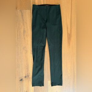 Ann Taylor Straight Leg Ankle Zip Trousers